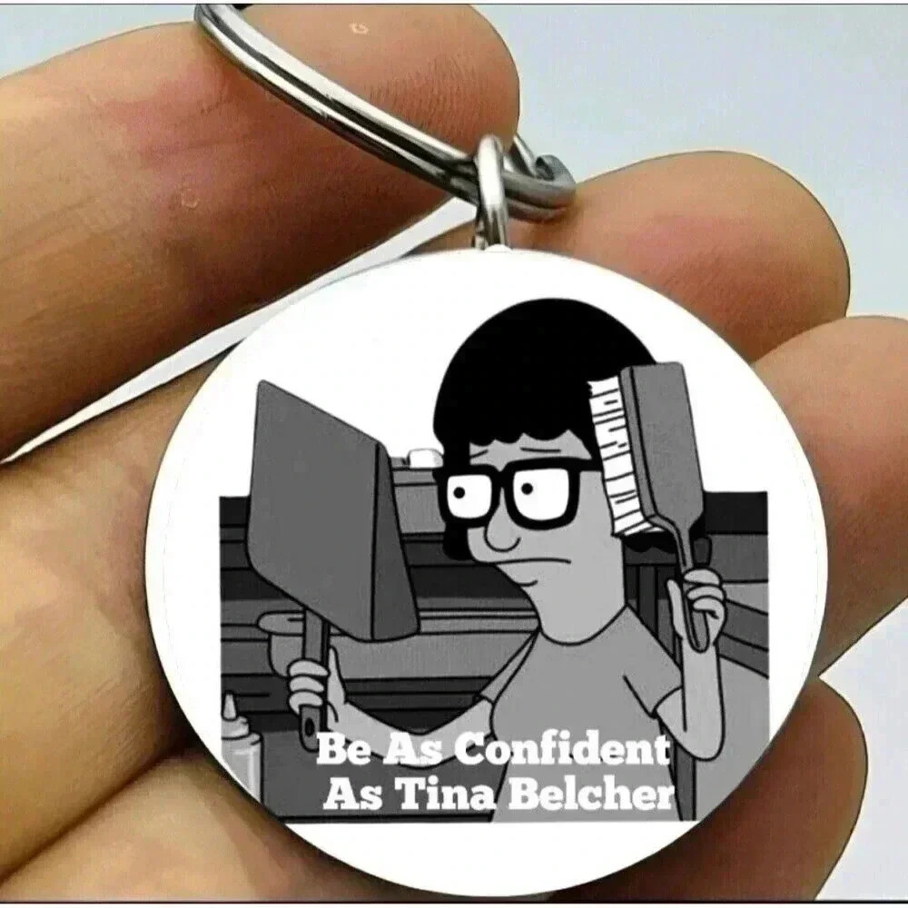 Bob's Burger Family Tina Funny Cute  Comedy Show Keychain